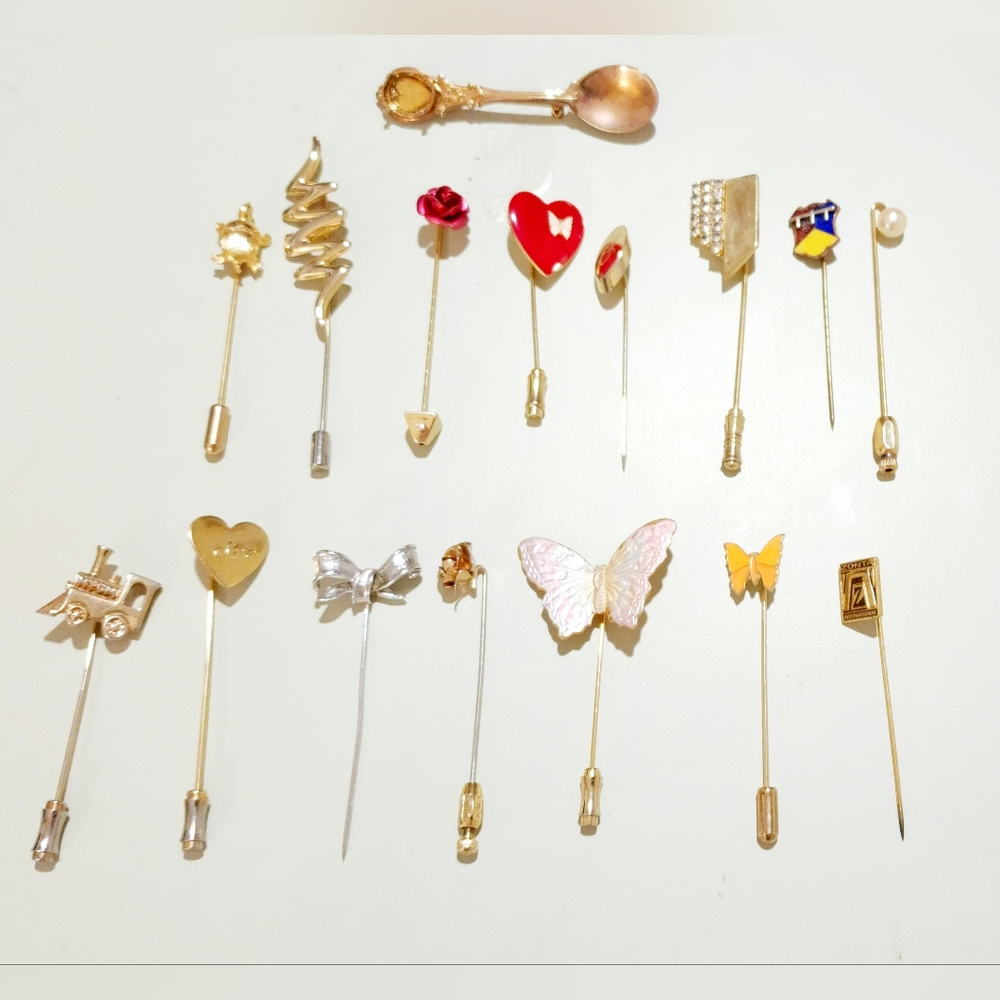 COPY - 16 Stick Pins / Hat Pins